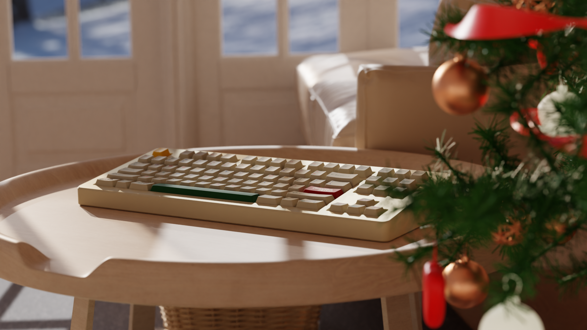 [IN STOCK]Keycaps-MW RUBBER XMAS