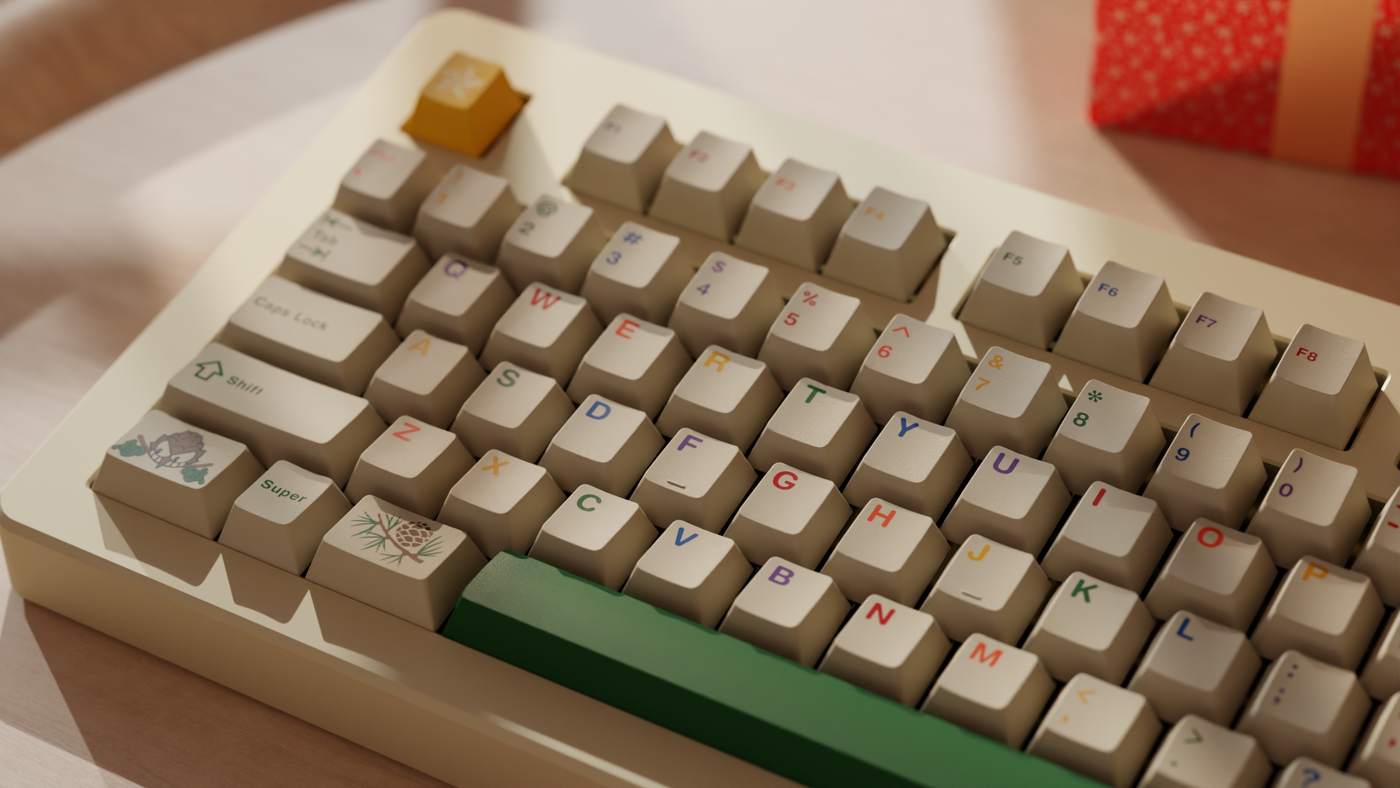 [IN STOCK]Keycaps-MW RUBBER XMAS