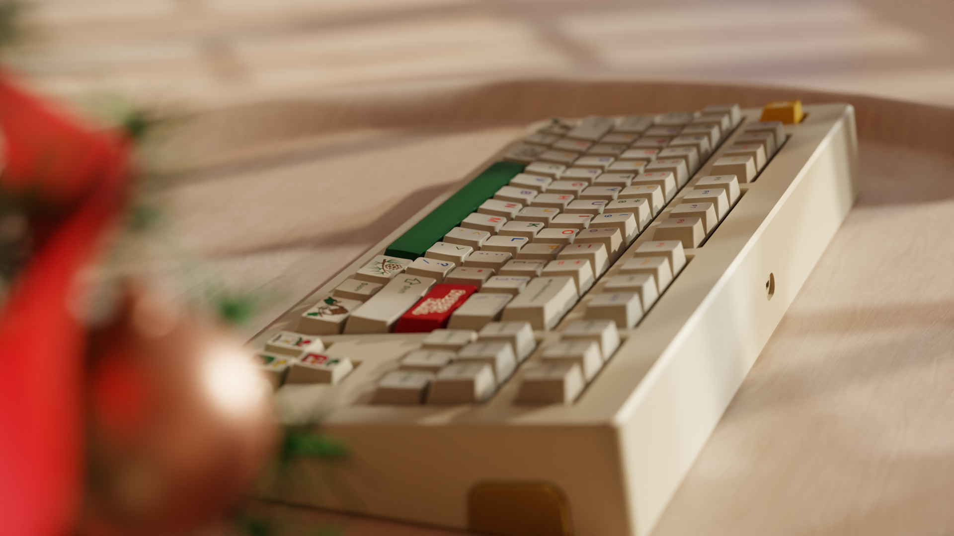 [IN STOCK]Keycaps-MW RUBBER XMAS
