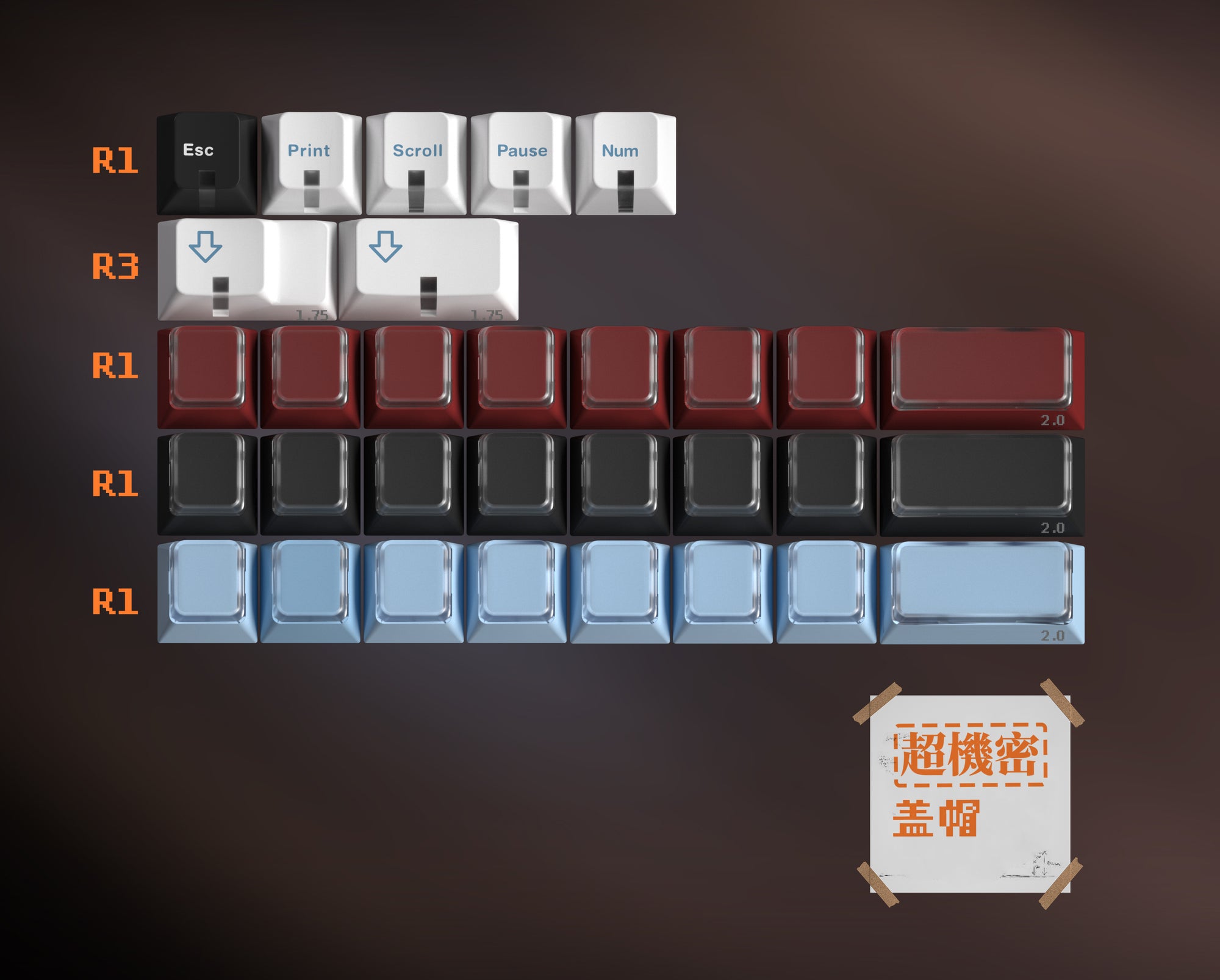 [IN STOCK] ABS Keycaps-MW Lilith R4