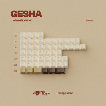 【IN STOCK】Keycaps-MW Gesha