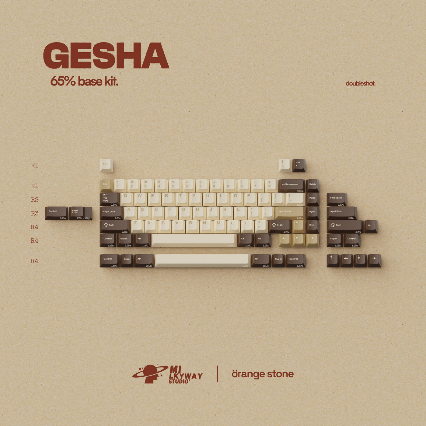 【GB】Keycaps-MW Gesha