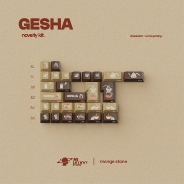 【IN STOCK】Keycaps-MW Gesha