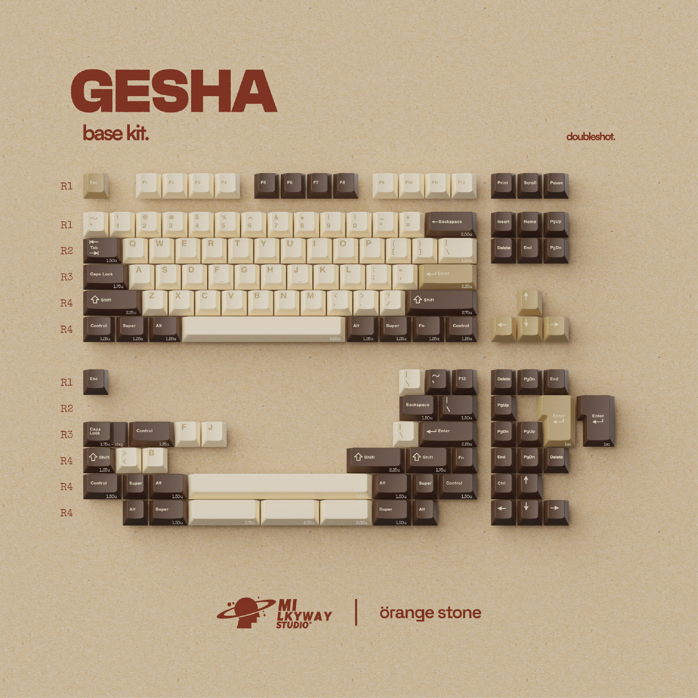 【GB】Keycaps-MW Gesha