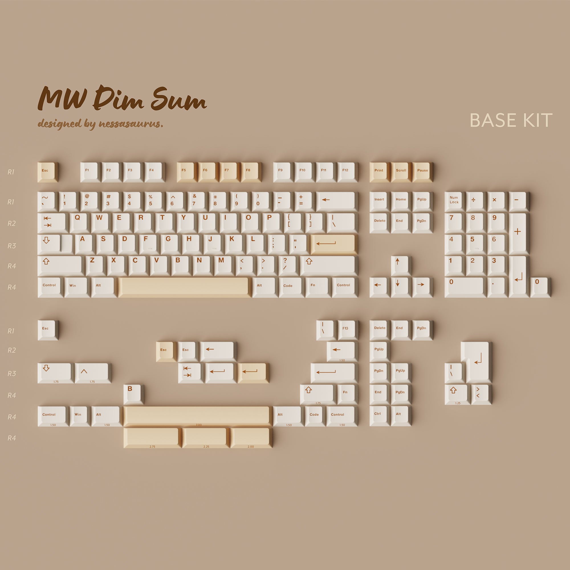 IN-STOCK]Keycaps-MW Dim Sum