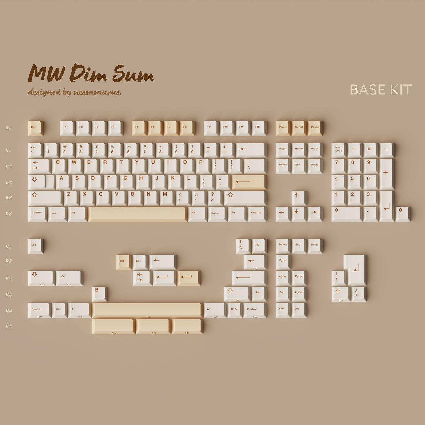 [IN-STOCK]Keycaps-MW Dim Sum