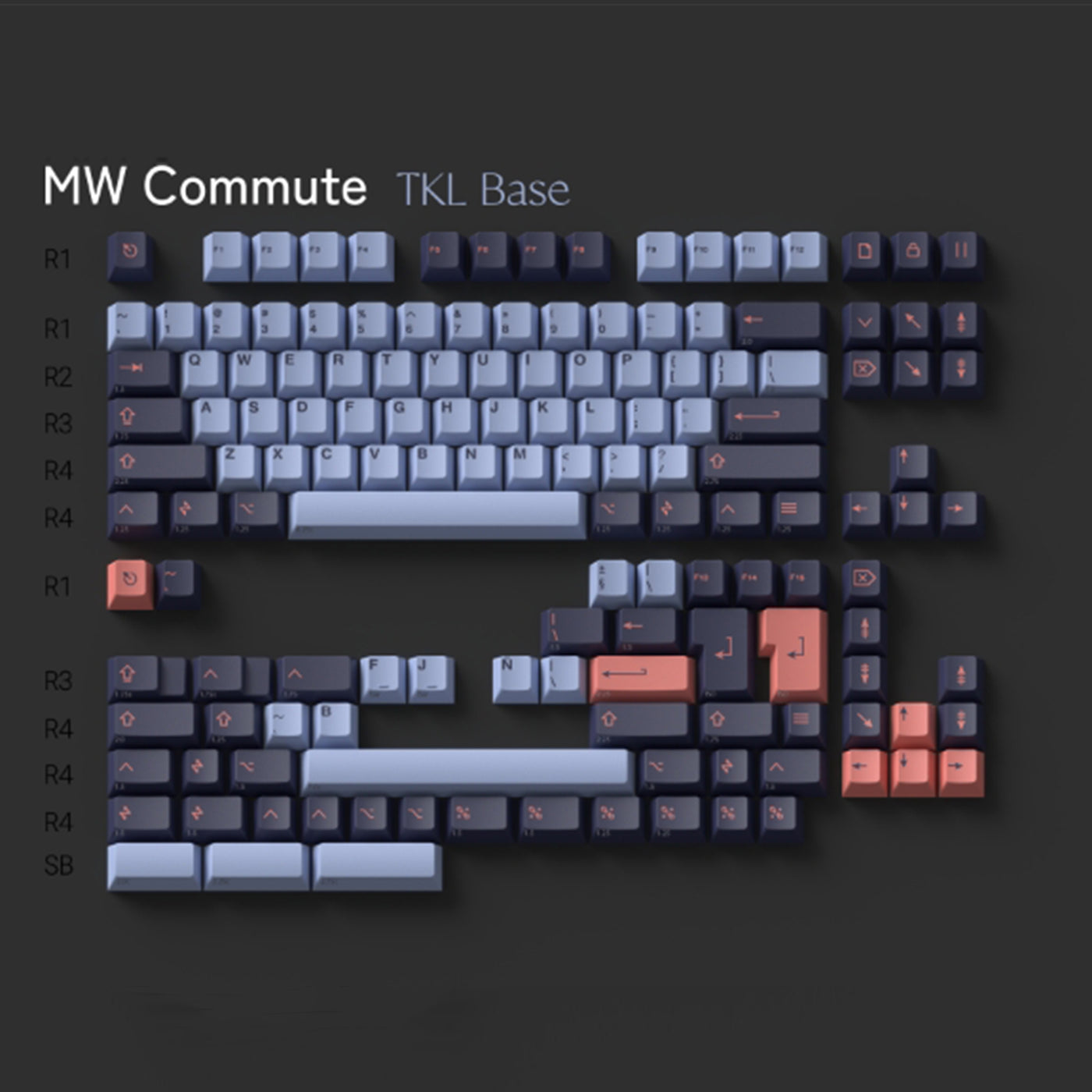[IN STOCK]Keycaps-MW Commute