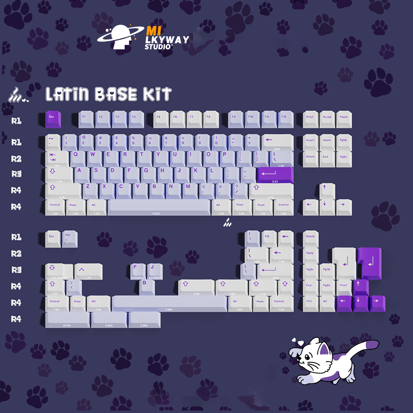 [IN STOCK]Keycaps-MW Paws