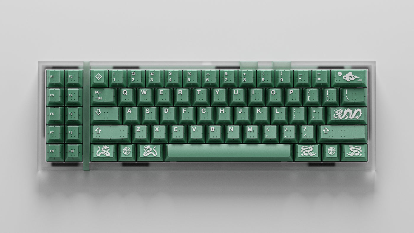 [IN STOCK]keycaps-MW Jade Dragon