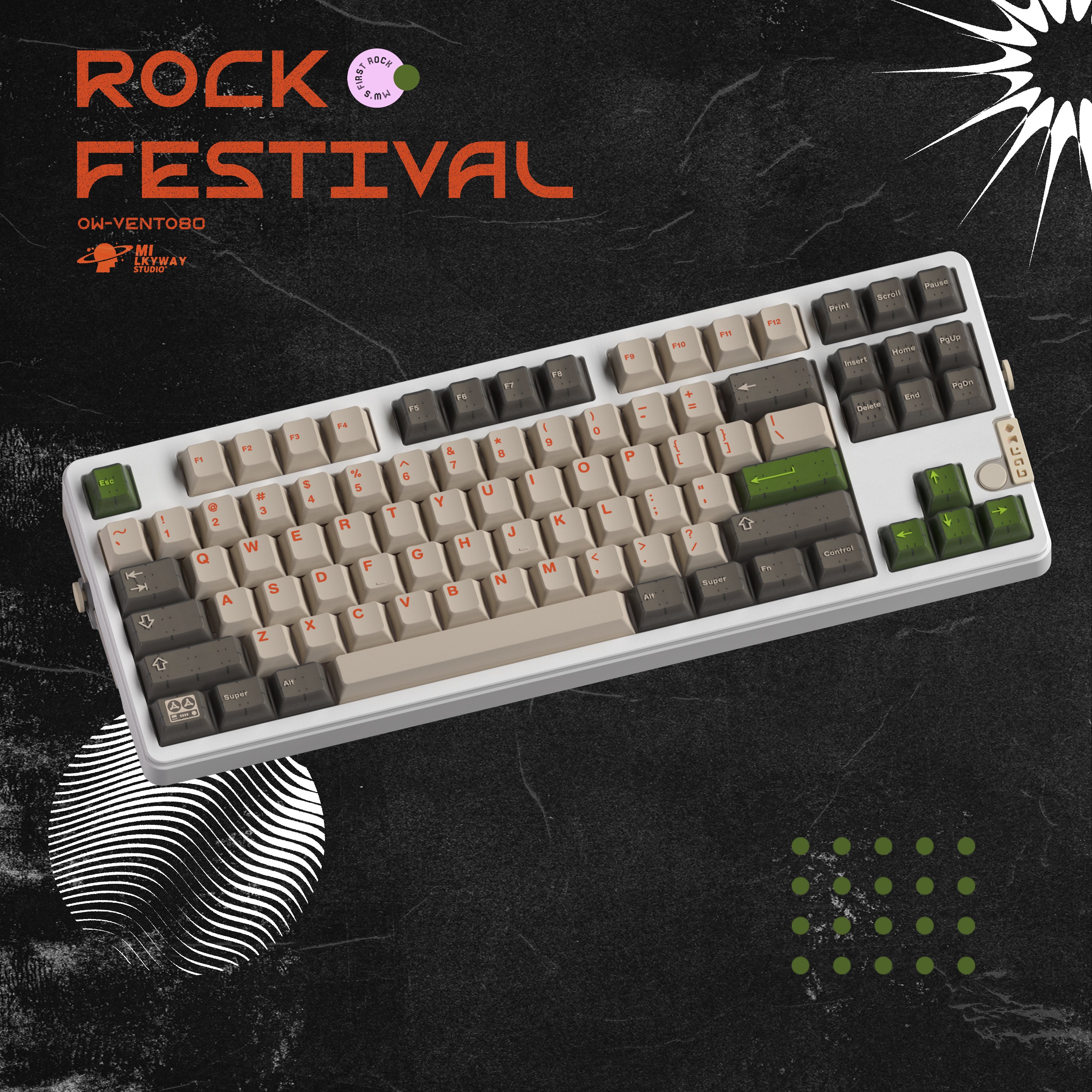 【GB】Keycaps-MW Rock Festival