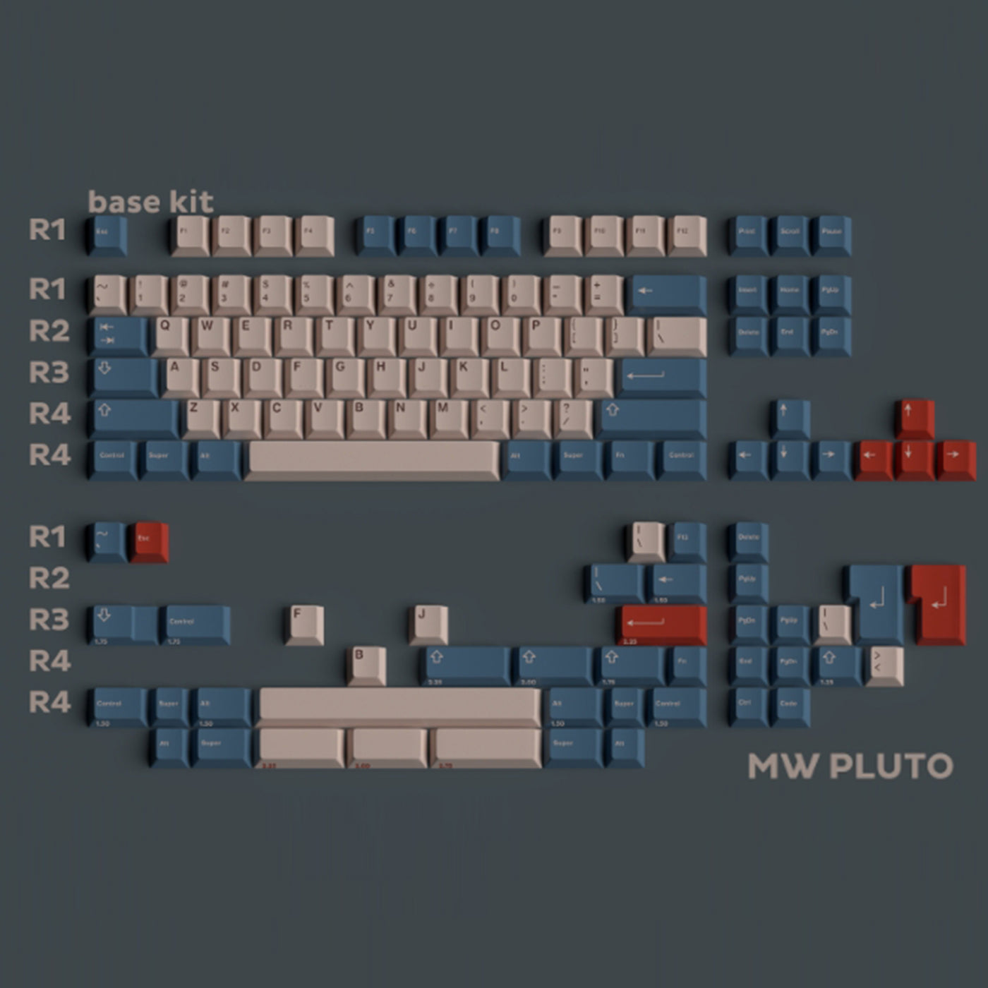 [IN STOCK]Keycaps-MW Pltuo