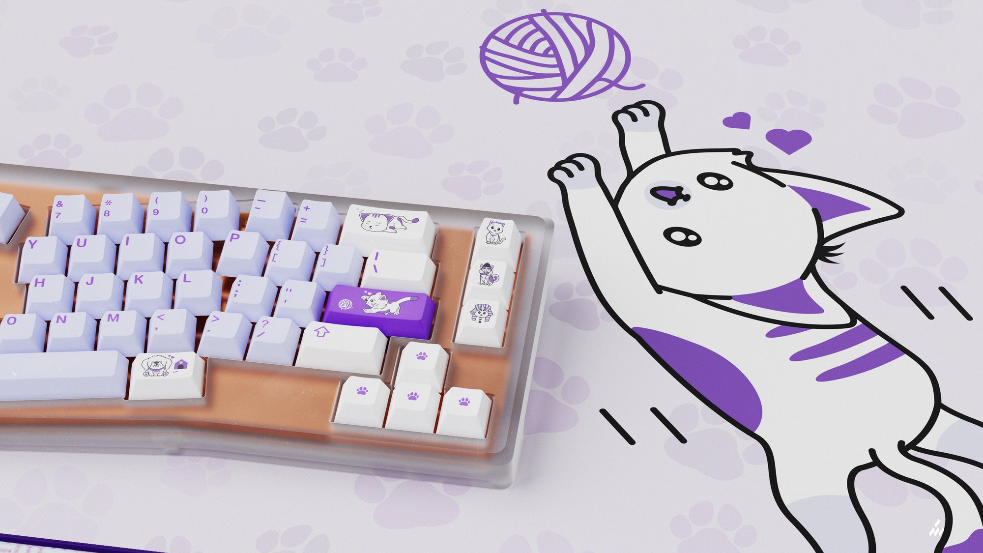 [IN STOCK]Keycaps-MW Paws