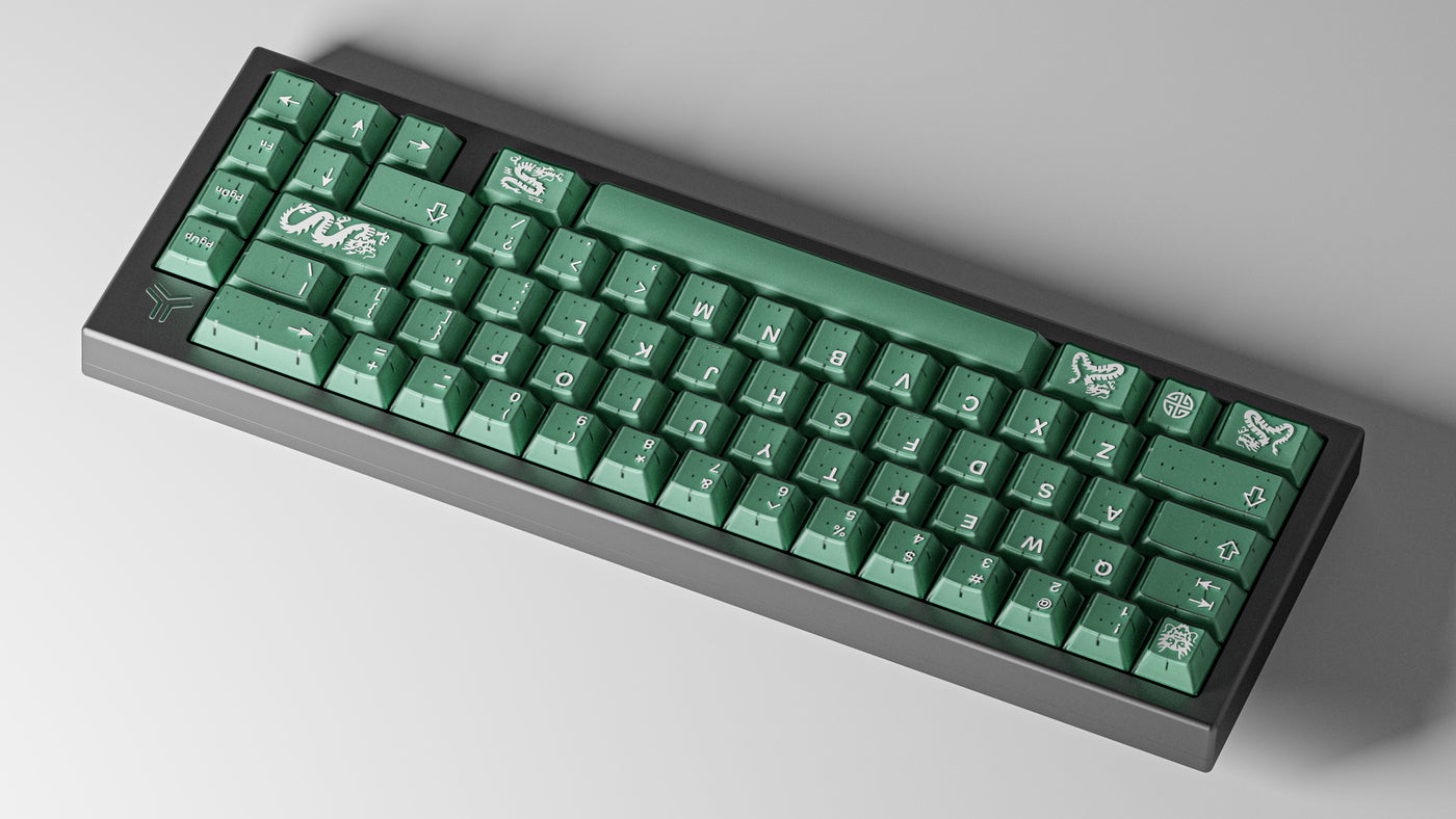 [IN STOCK]keycaps-MW Jade Dragon
