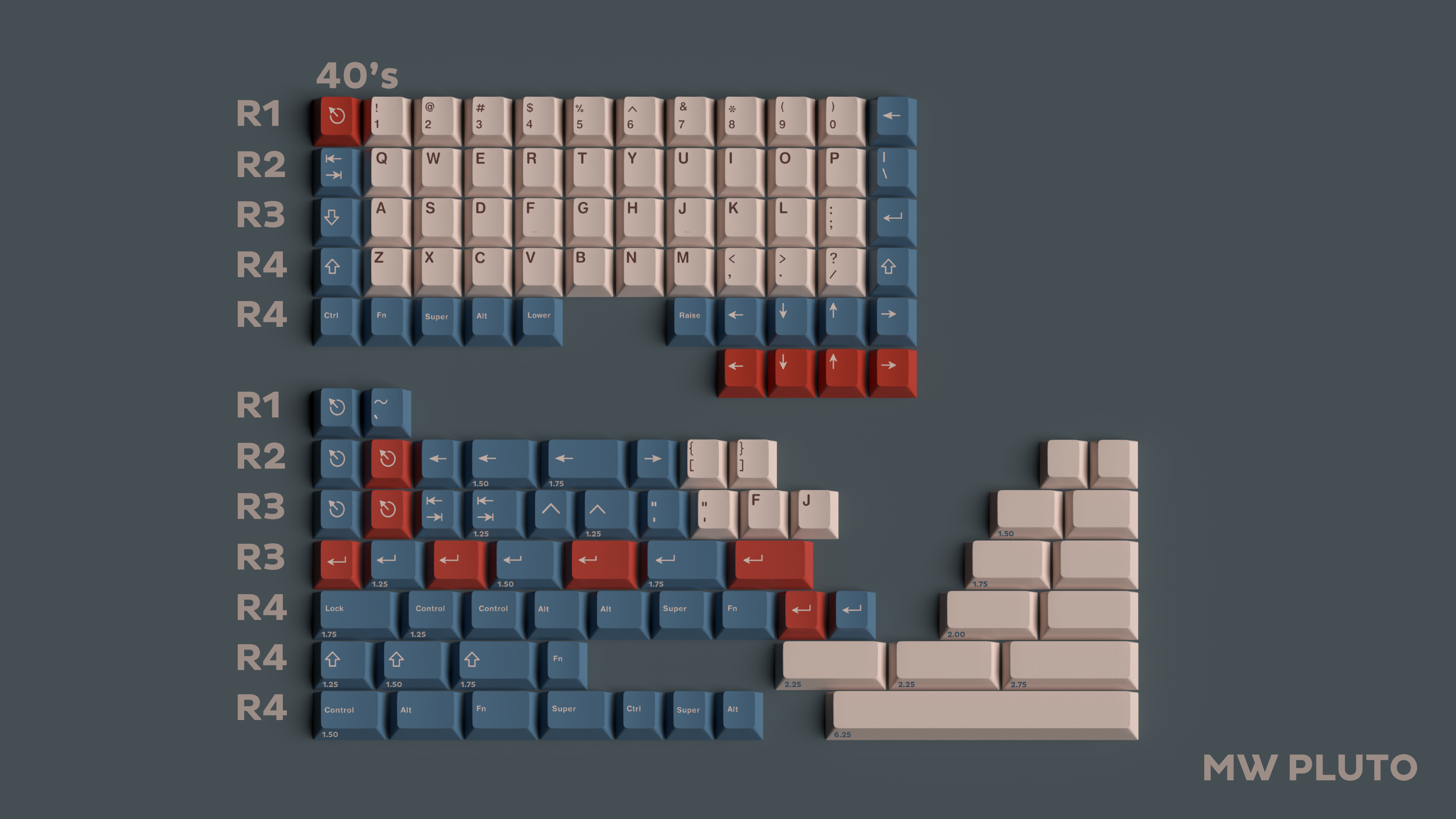 [IN STOCK]Keycaps-MW Pltuo
