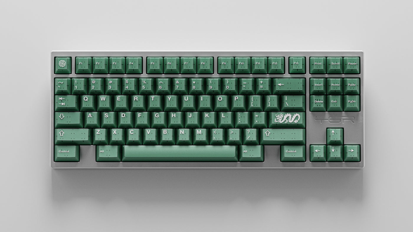 [IN STOCK]keycaps-MW Jade Dragon