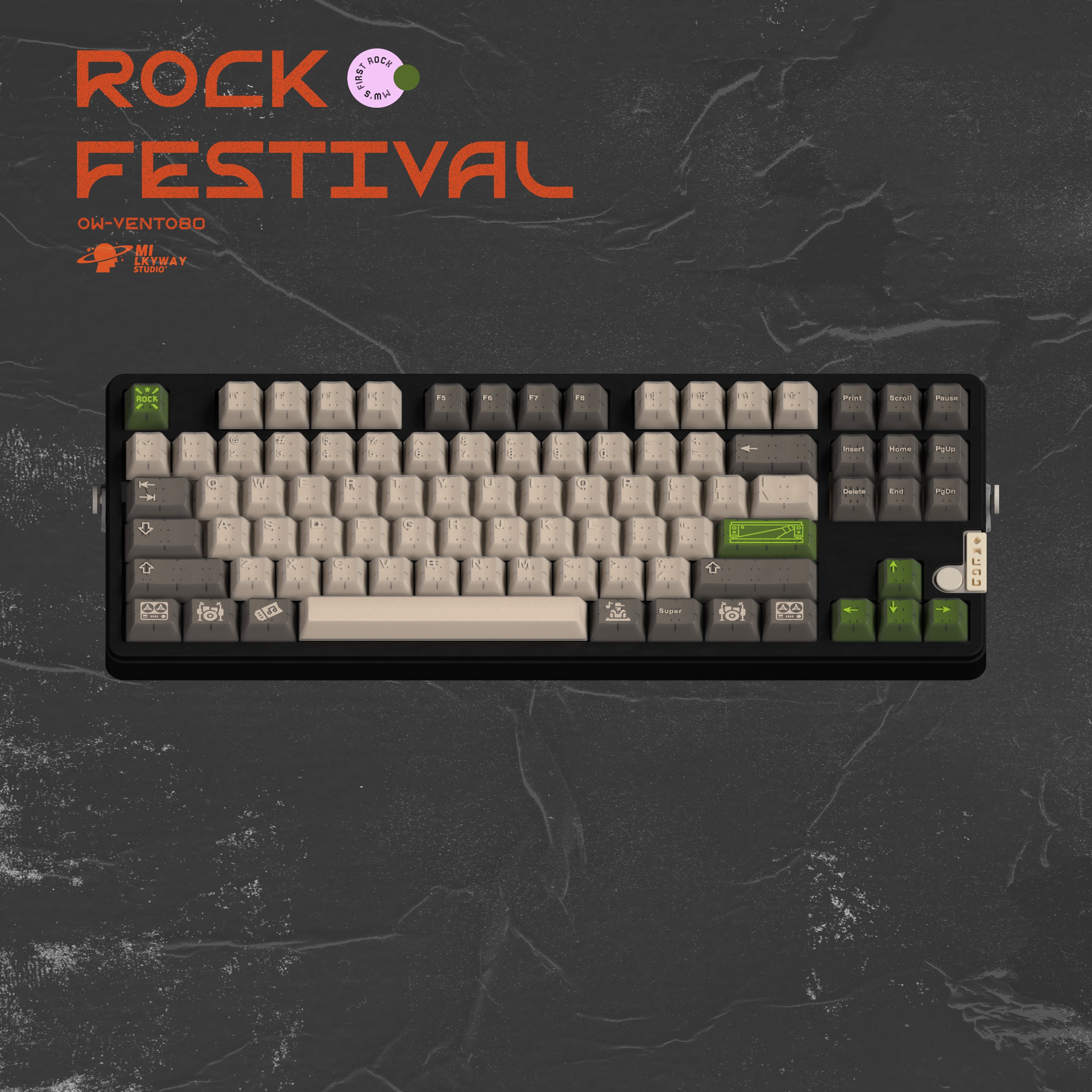 【GB】Keycaps-MW Rock Festival
