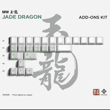 [IN STOCK]keycaps-MW Jade Dragon