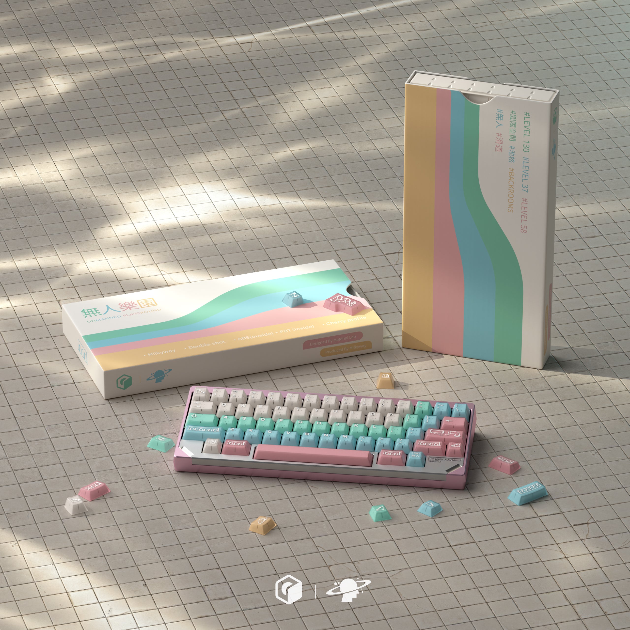 IN STOCK]Keycaps-MW Unmanned Playground