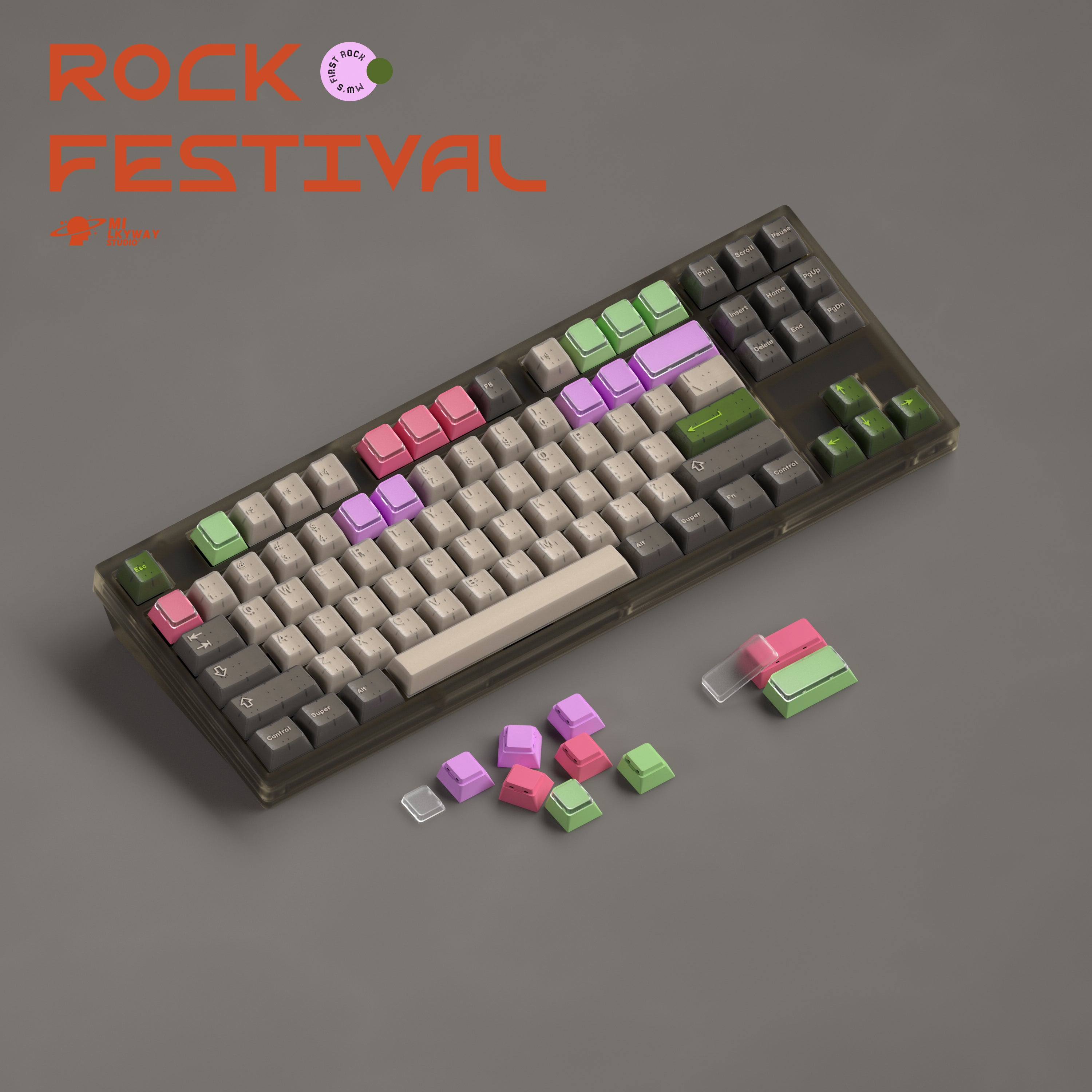 【GB】Keycaps-MW Rock Festival