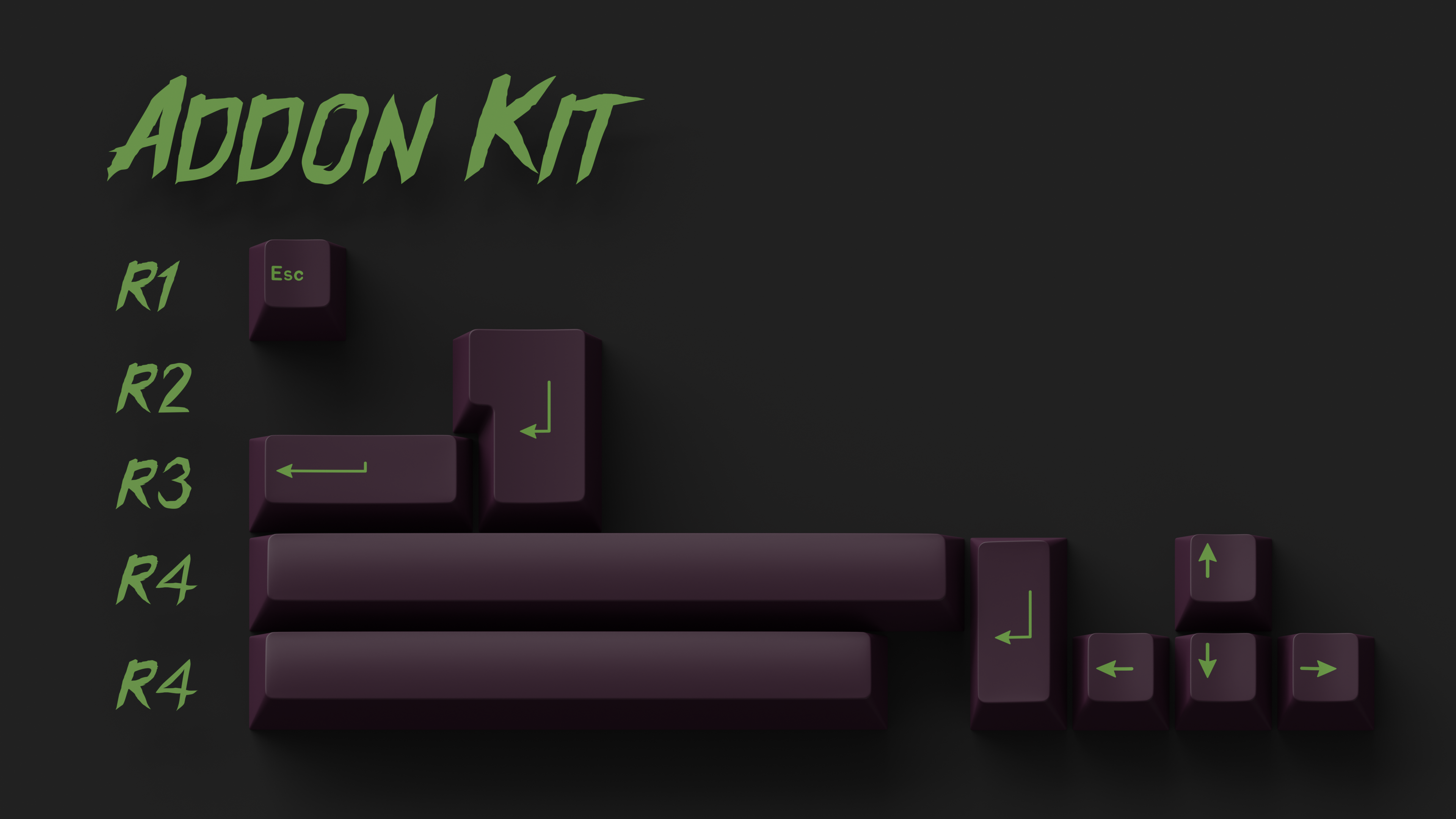 [IN STOCK]Keycaps-MW Fright Night