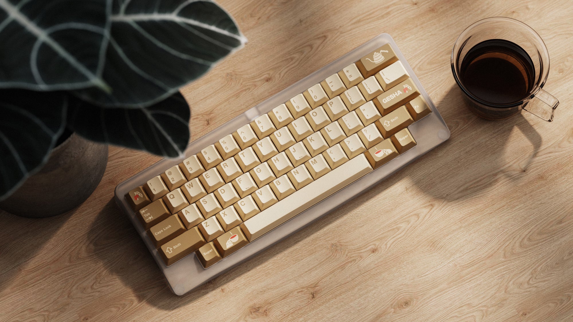 【IN STOCK】Keycaps-MW Gesha