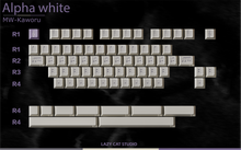 [IN STOCK]Keycaps-MW Kaworu