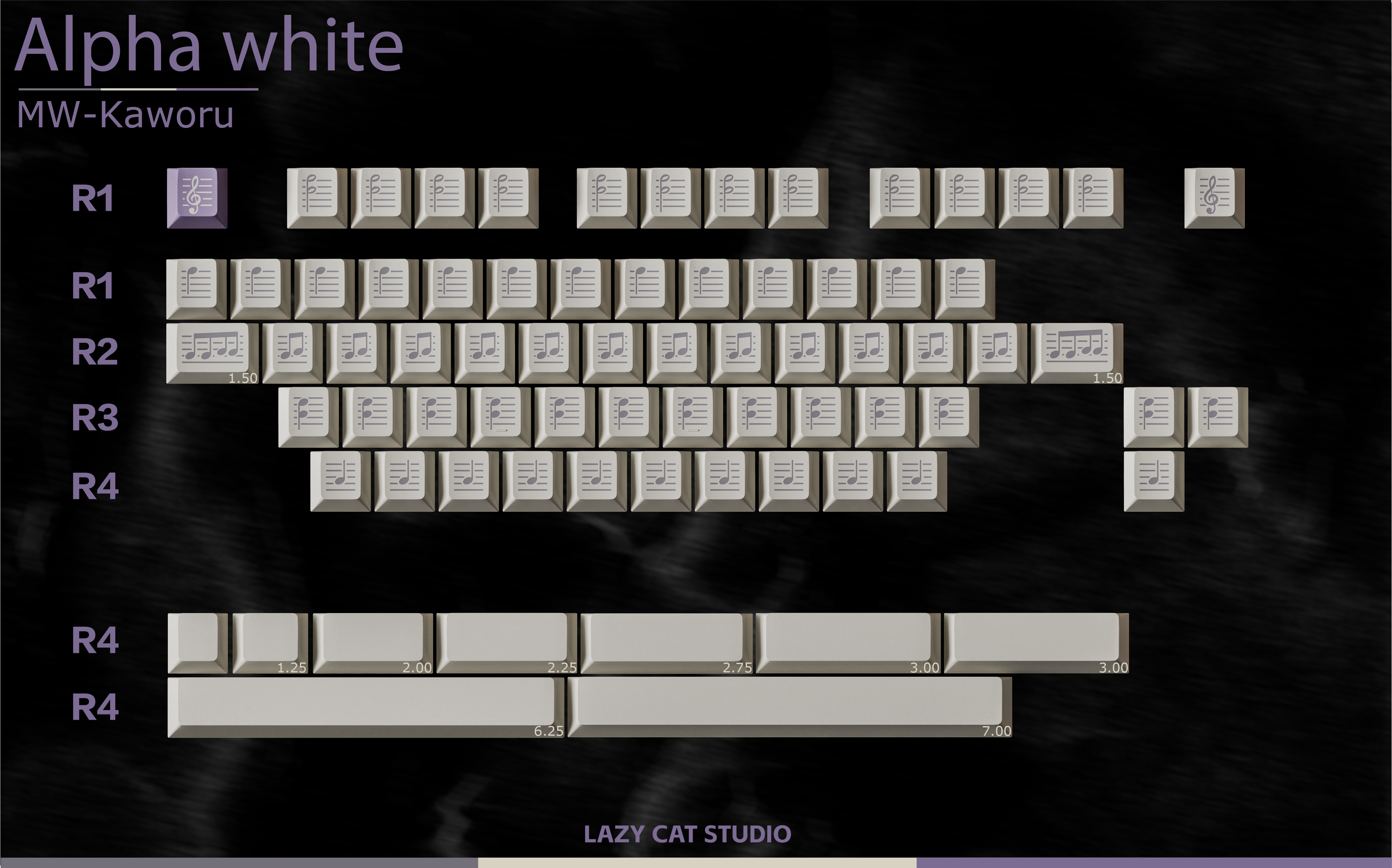 [IN STOCK]Keycaps-MW Kaworu