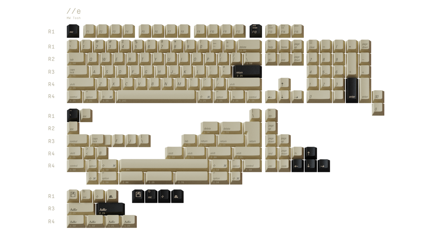 [Sold Out]Keycaps-MW Tosh