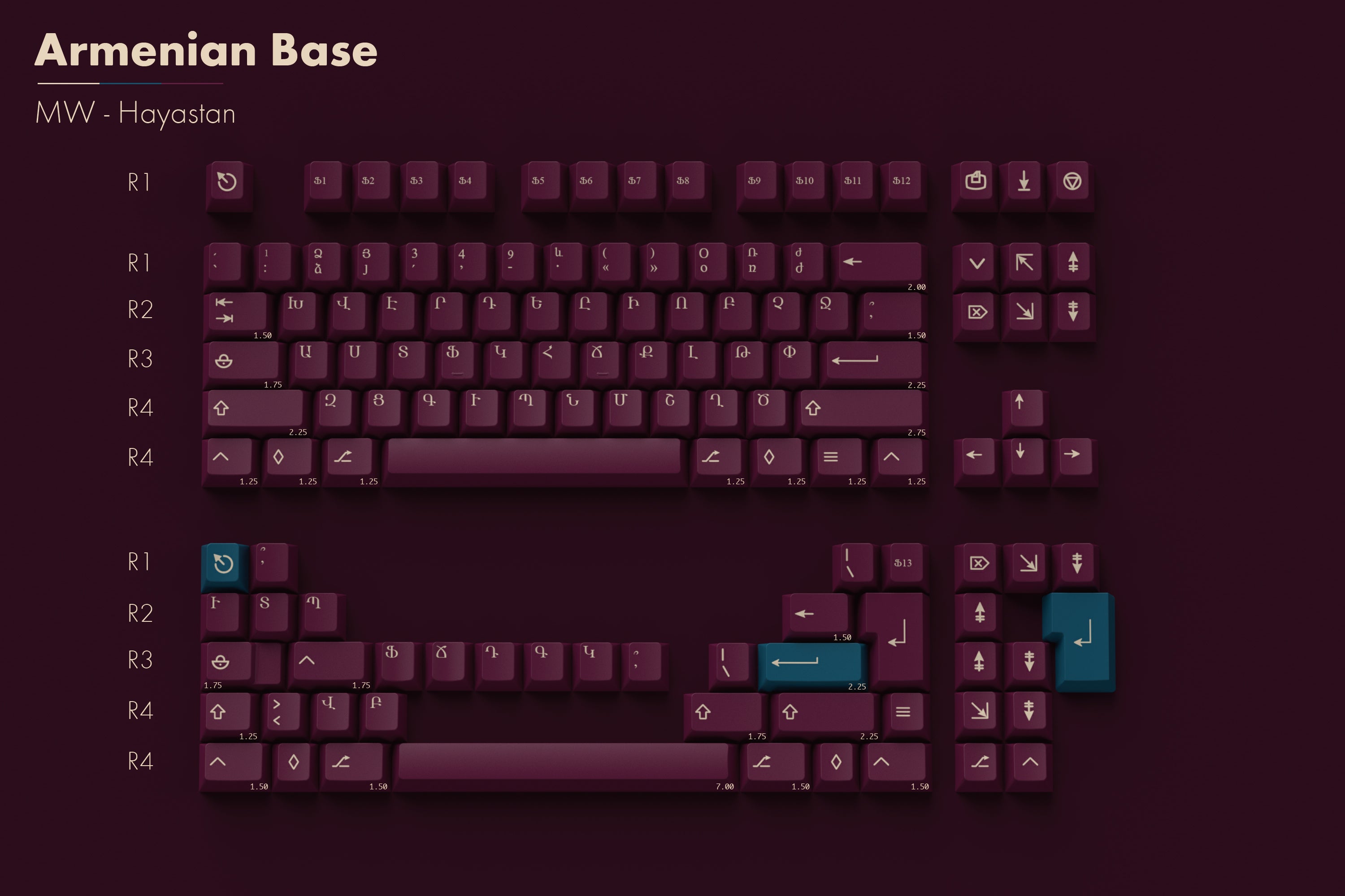 [Sold Out]Keycaps-MW Hayastan