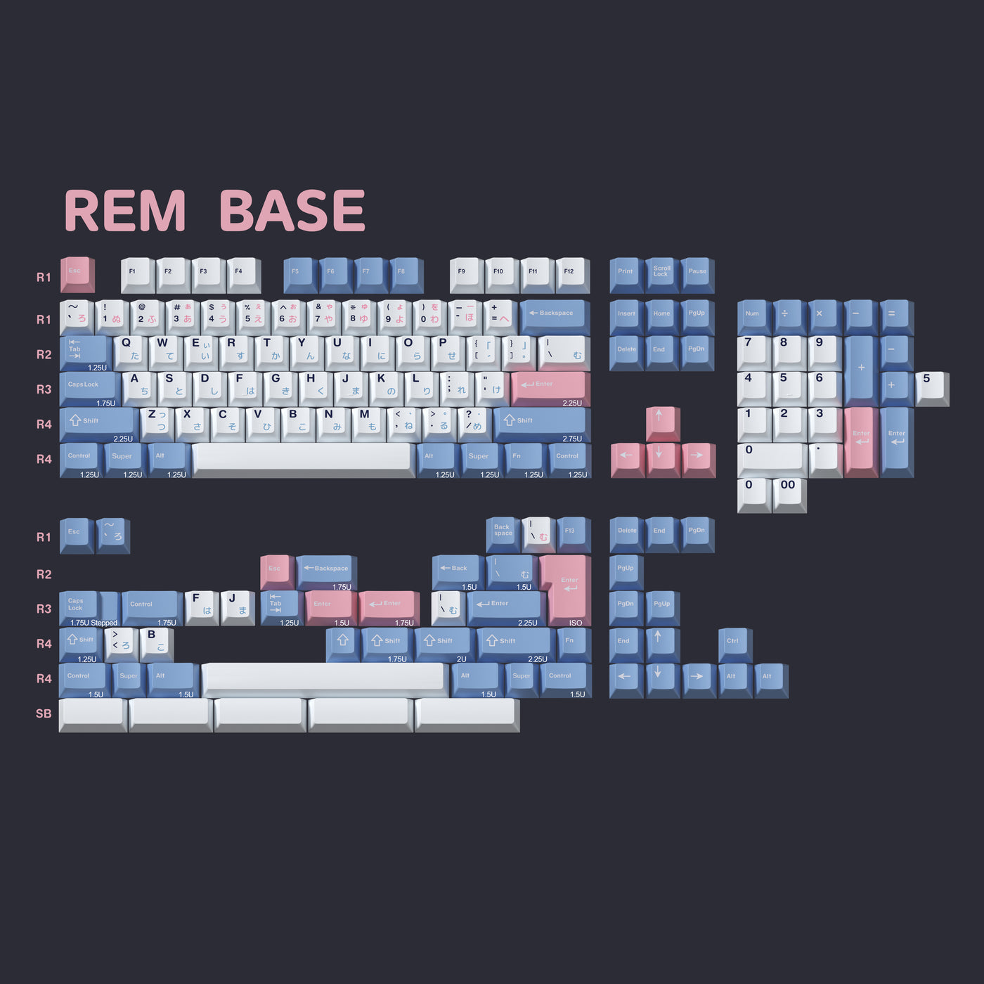 [IN STOCK]Keycaps-MW Rem