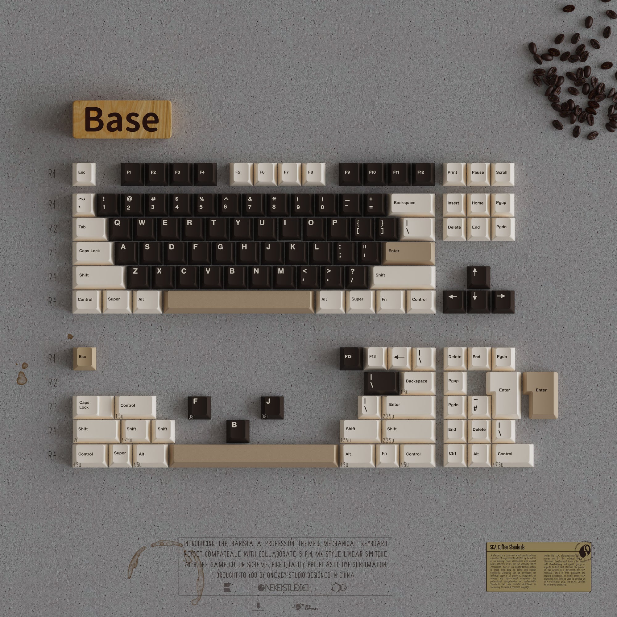 [IN STOCK]Keycaps-MW Barista