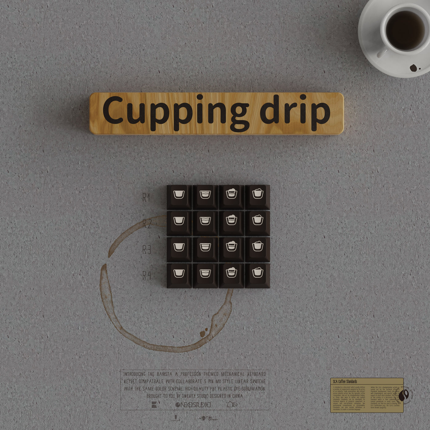 [IN STOCK]Keycaps-MW Barista