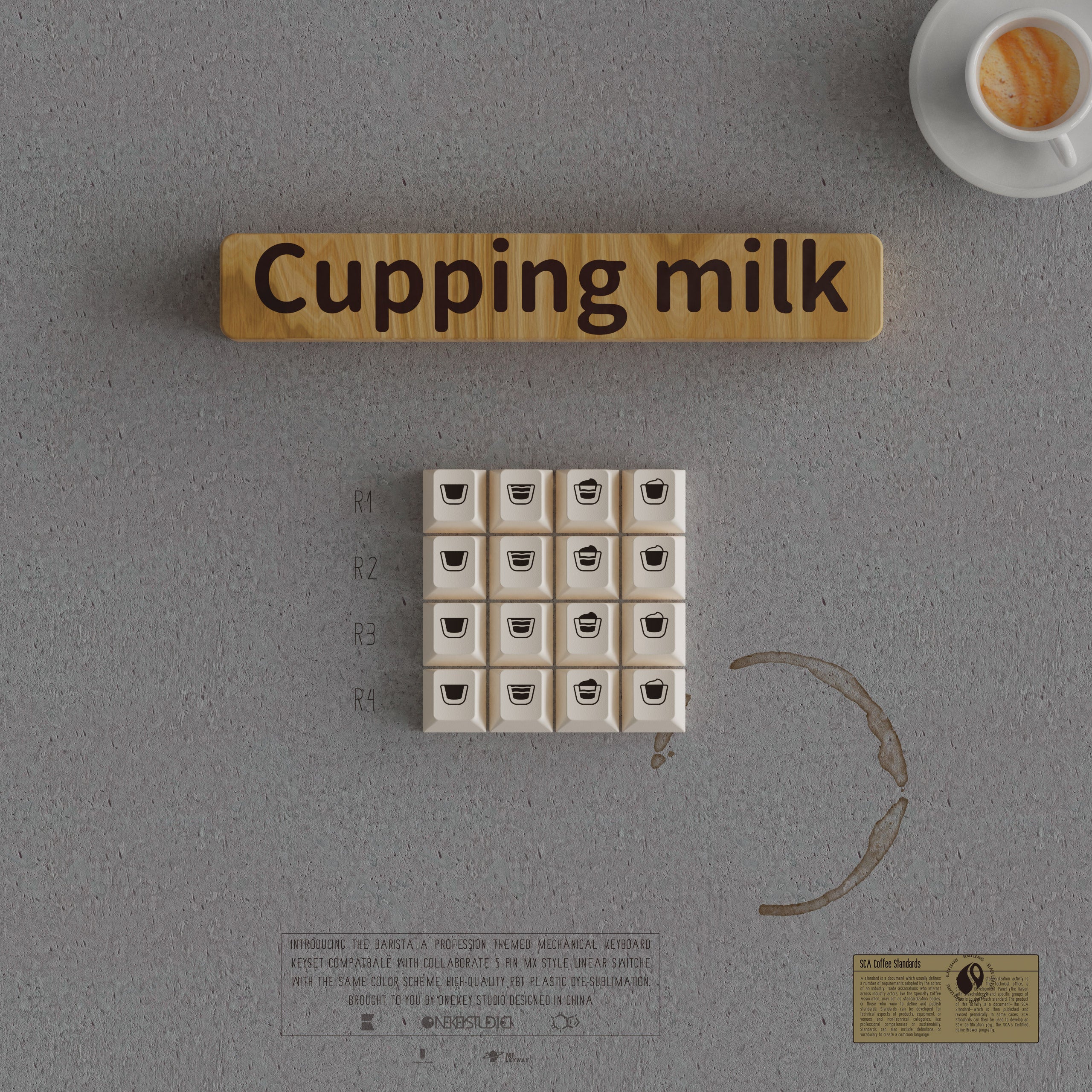 IN STOCK]Keycaps-MW Barista