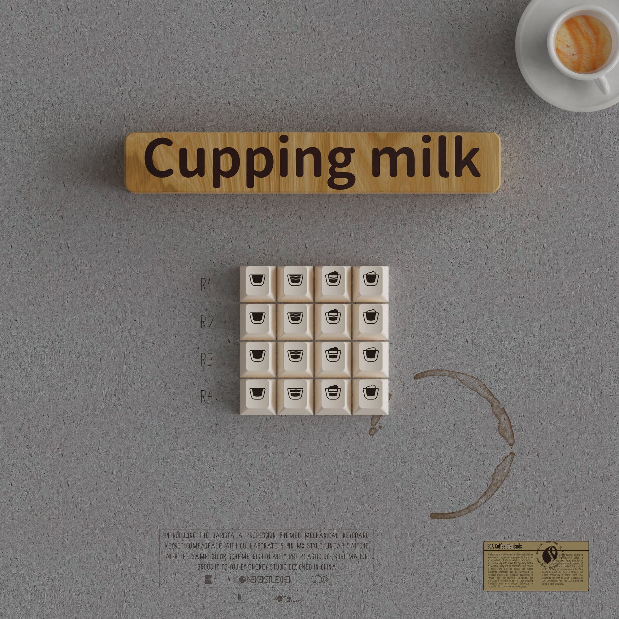 [IN STOCK]Keycaps-MW Barista