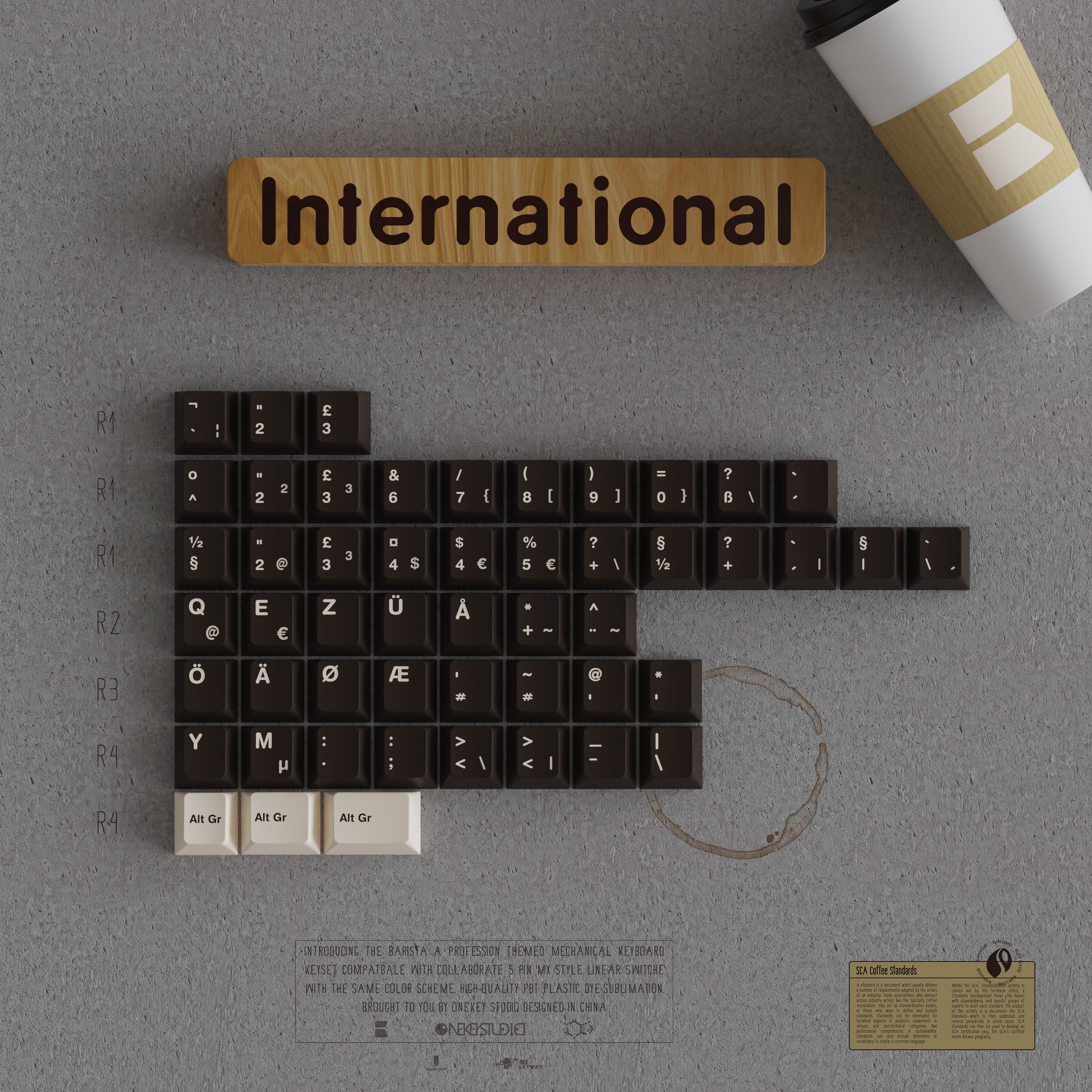 IN STOCK]Keycaps-MW Barista