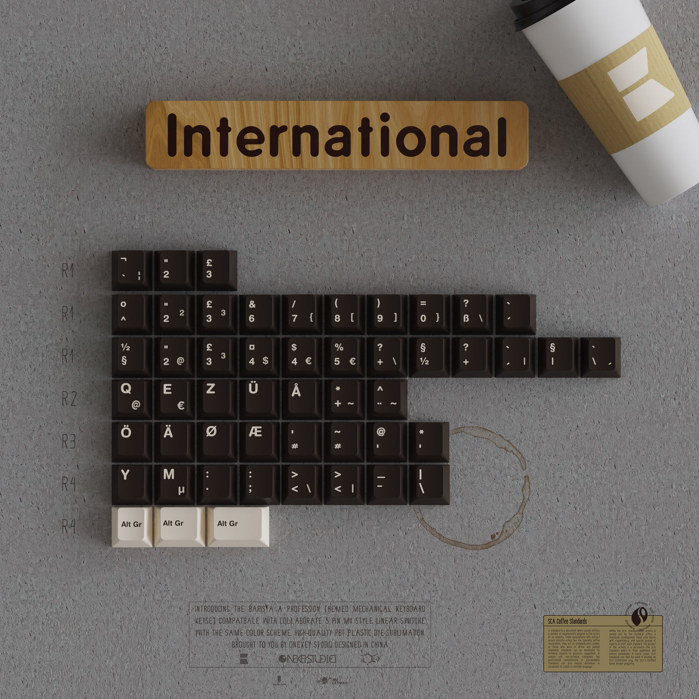 [IN STOCK]Keycaps-MW Barista