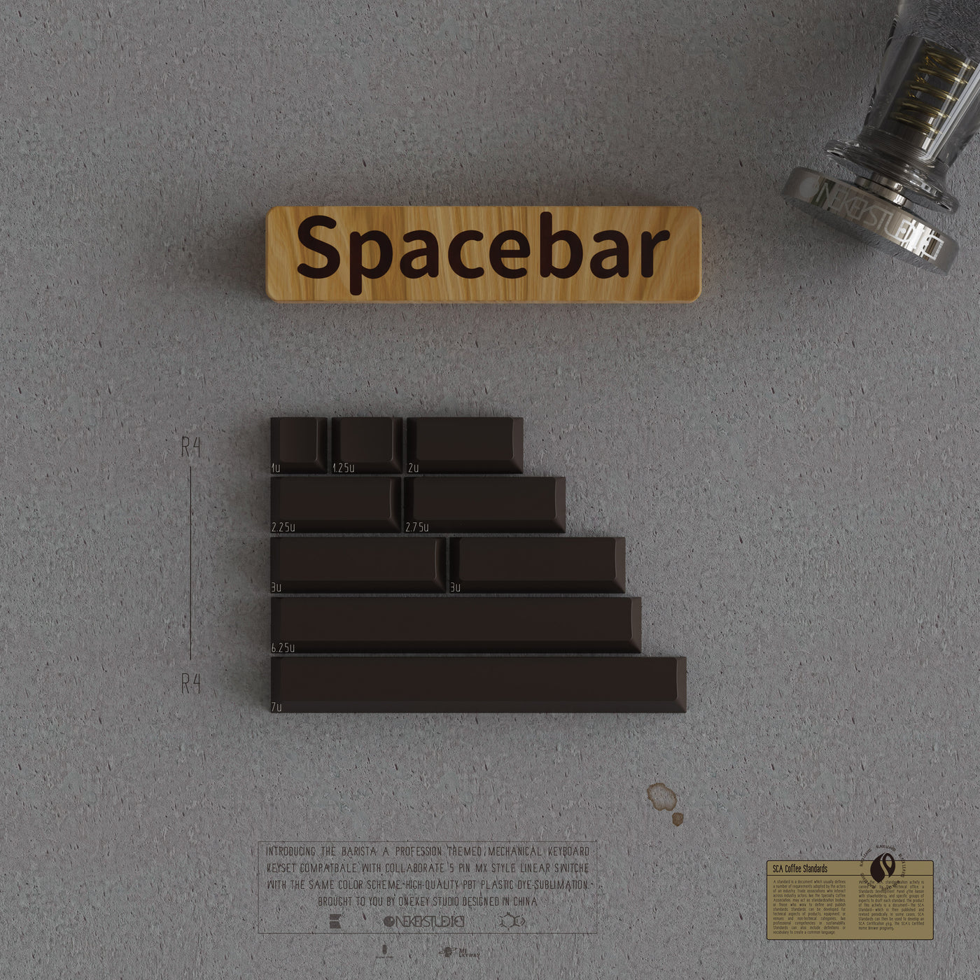 [IN STOCK]Keycaps-MW Barista