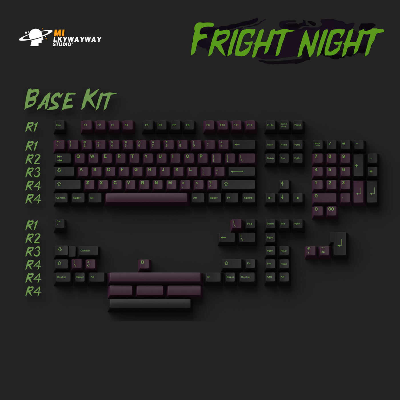 [Sold Out]Keycaps-MW Fright Night