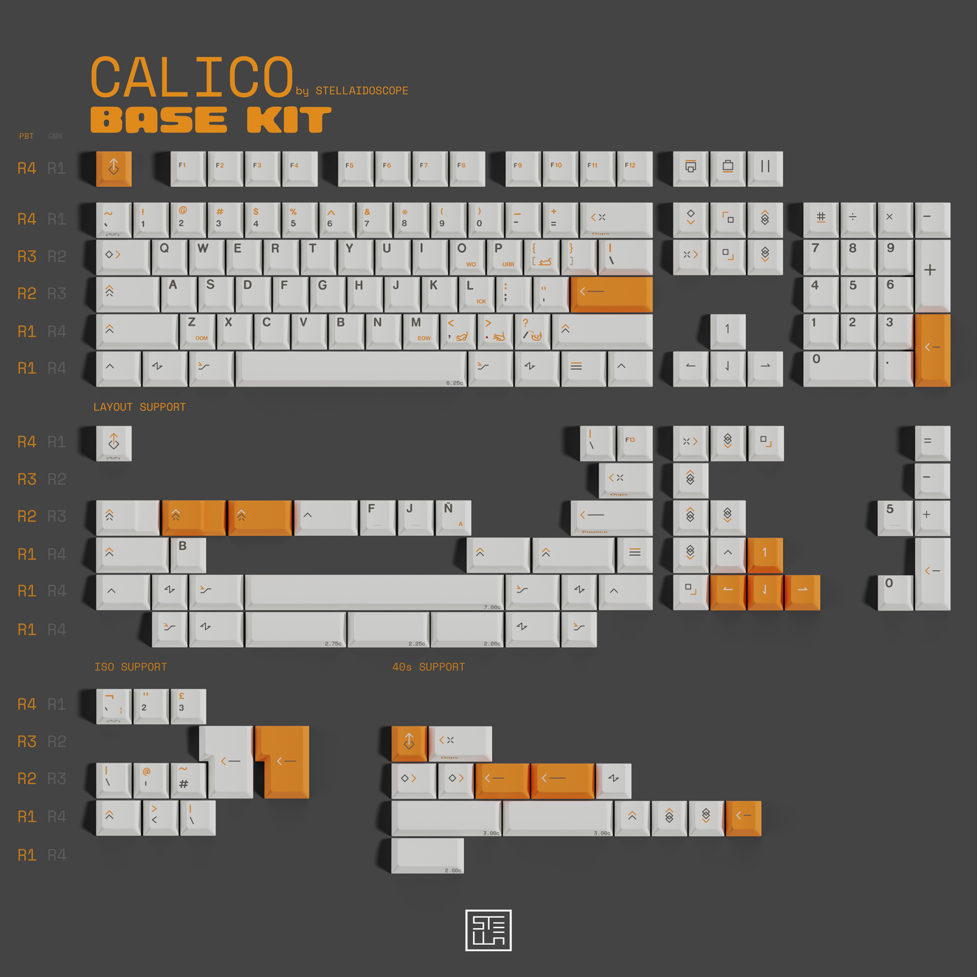 [Sold Out]Keycaps-MW Calico