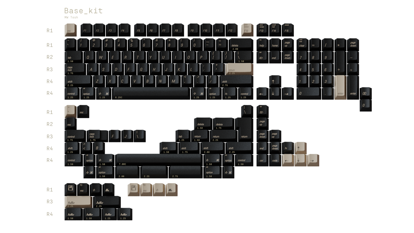 [Sold Out]Keycaps-MW Tosh