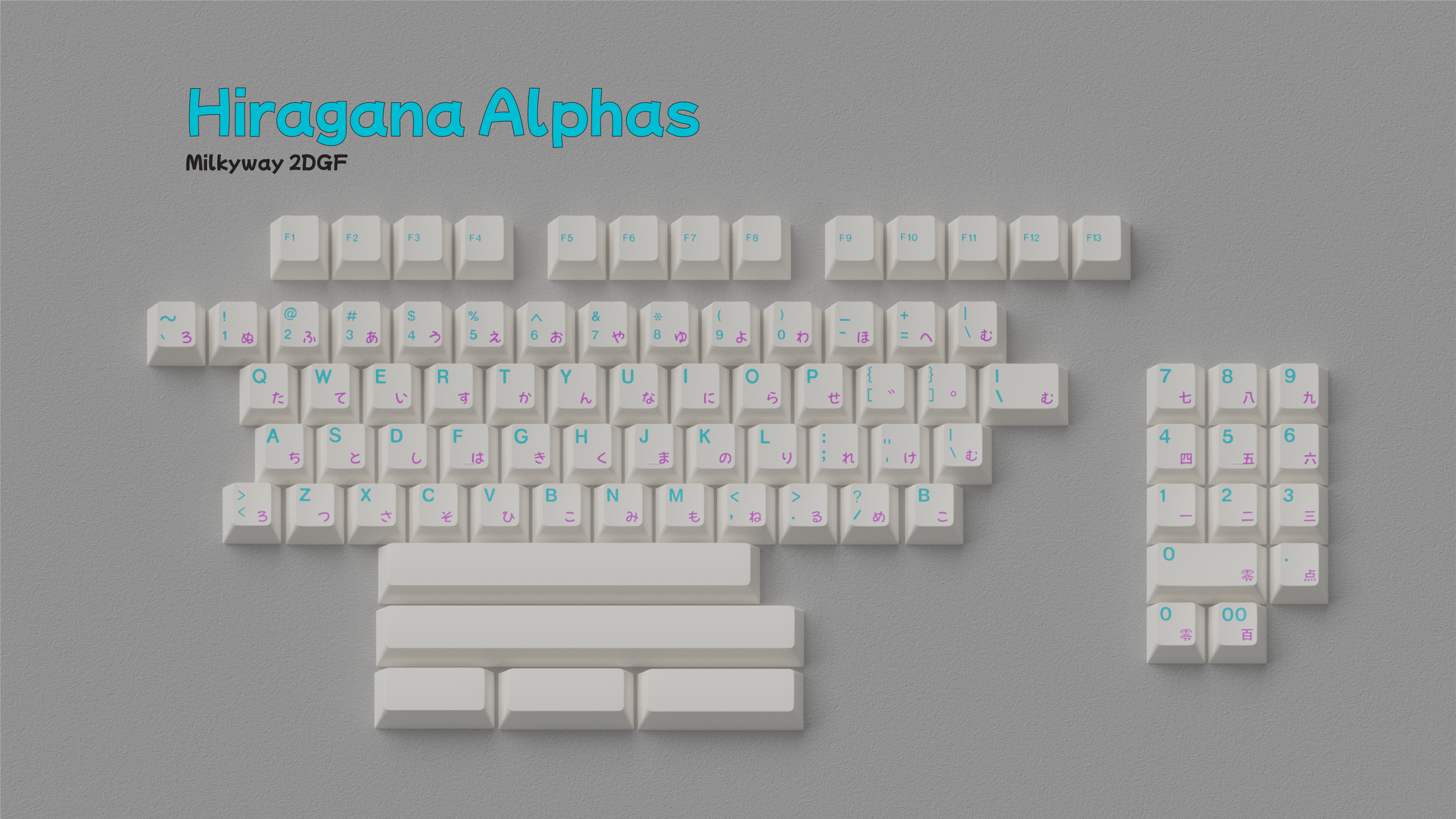 Keycaps-MW 2D GF