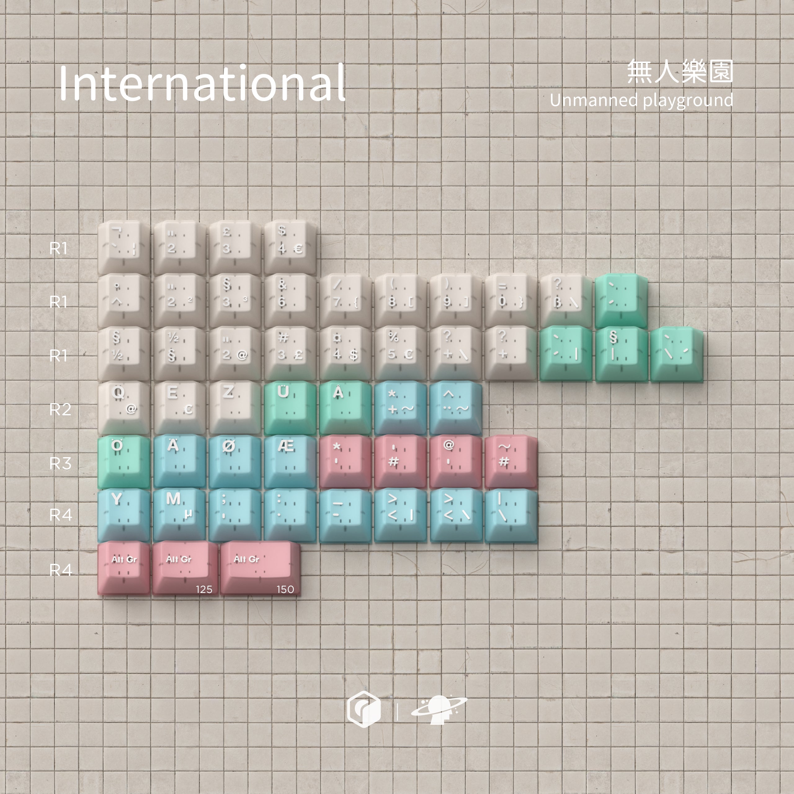 IN STOCK]Keycaps-MW Unmanned Playground