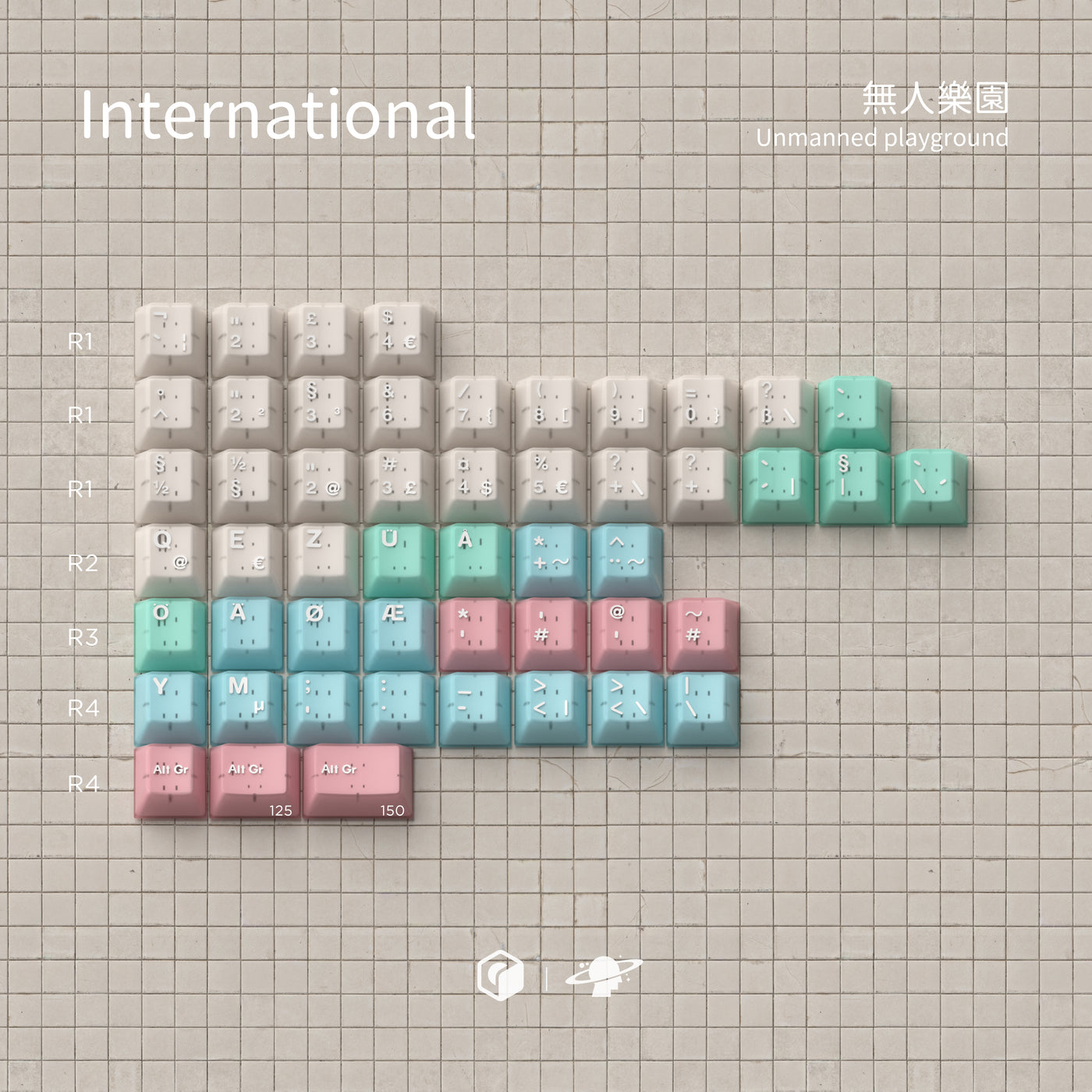 [IN STOCK]Keycaps-MW Unmanned Playground