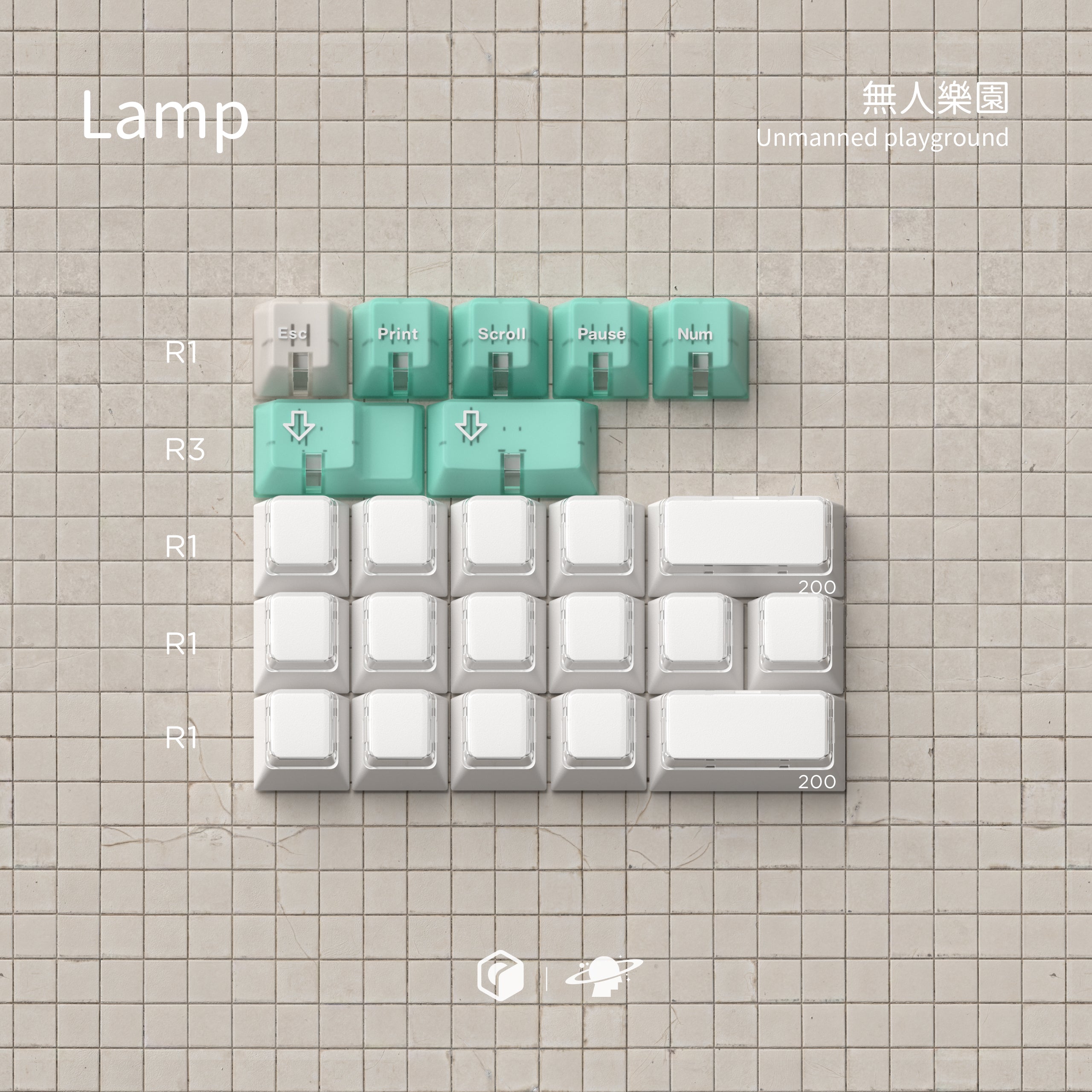 IN STOCK]Keycaps-MW Unmanned Playground