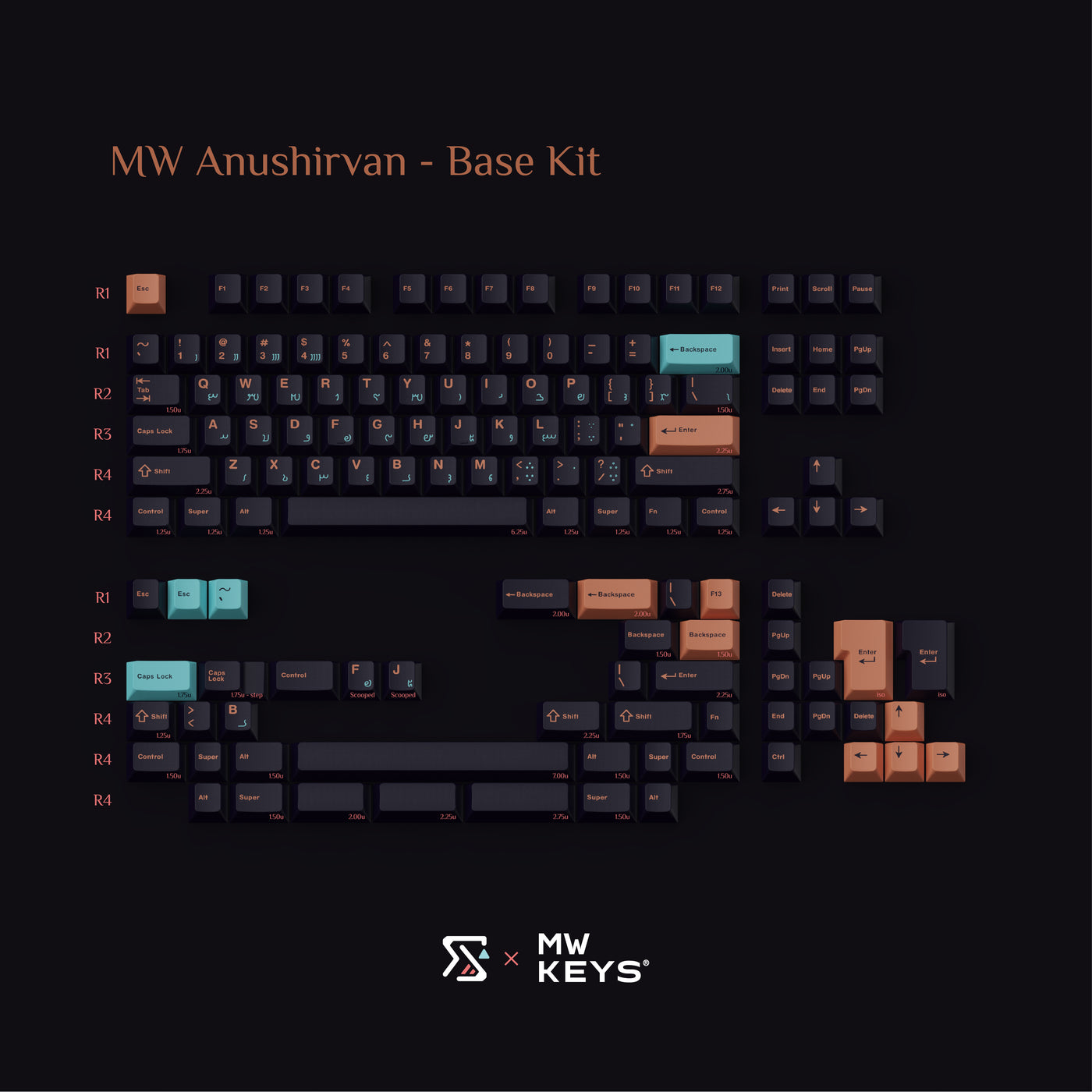 [IN STOCK] Keycaps-MW Anushirvan