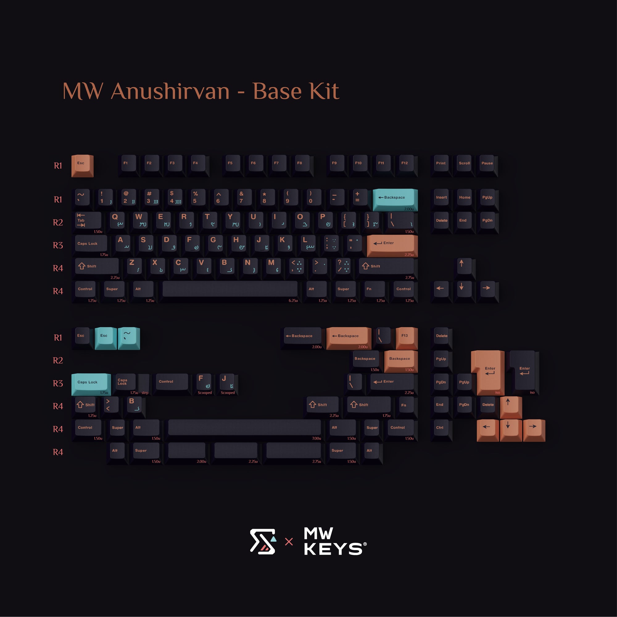 [IN STOCK] Keycaps-MW Anushirvan
