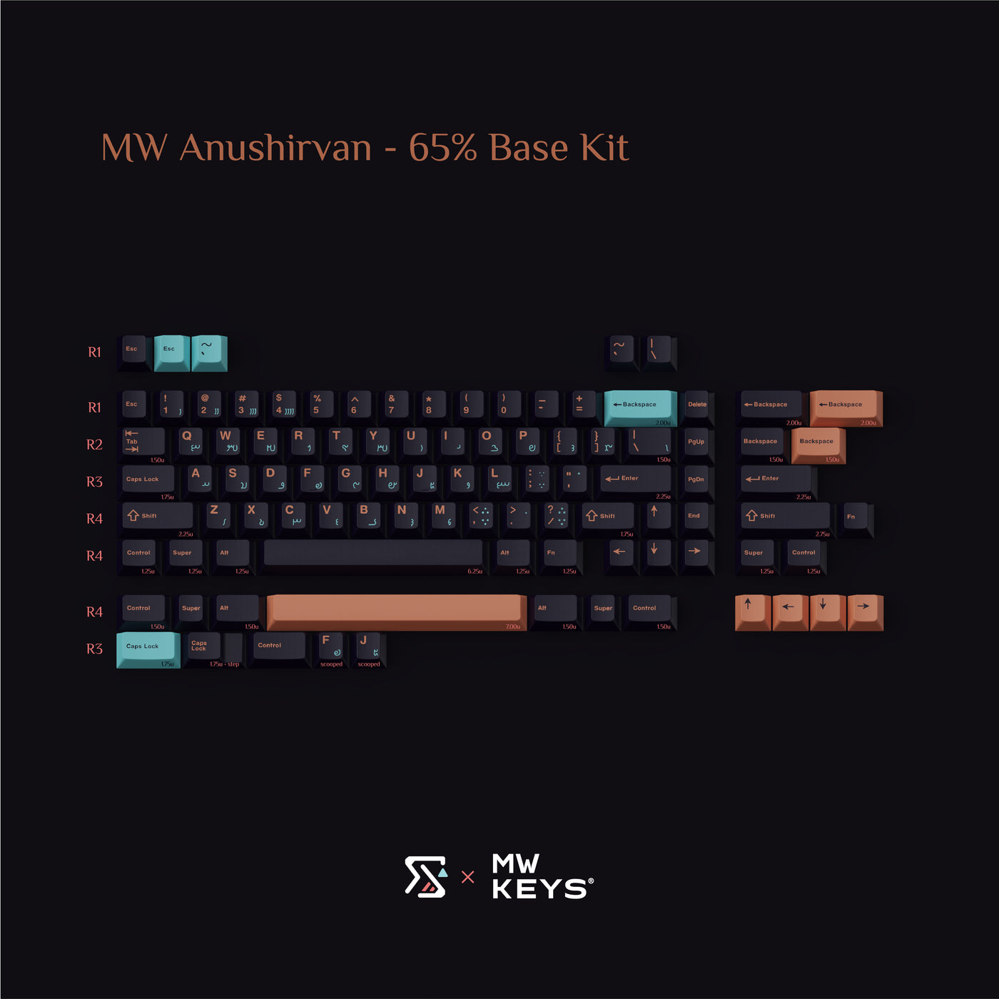 [IN STOCK] Keycaps-MW Anushirvan