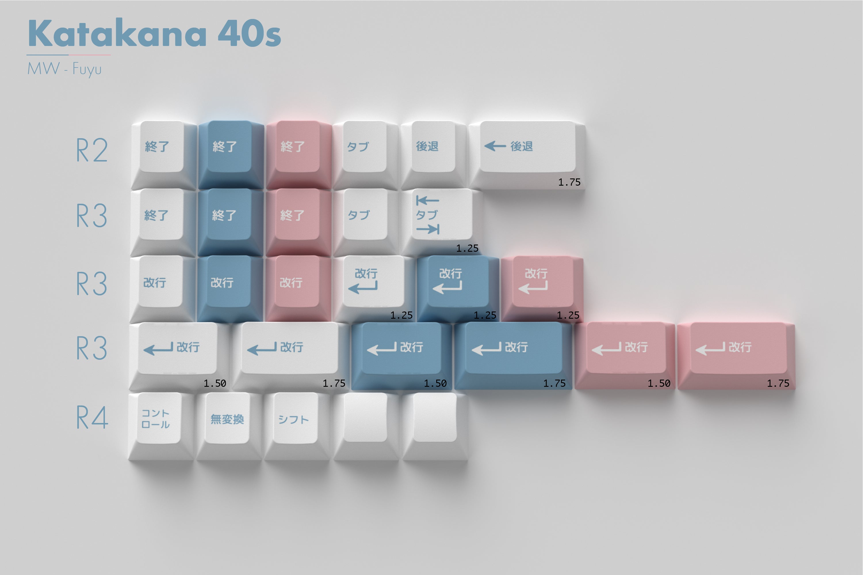 [IN STOCK]Keycaps- MW Fuyu