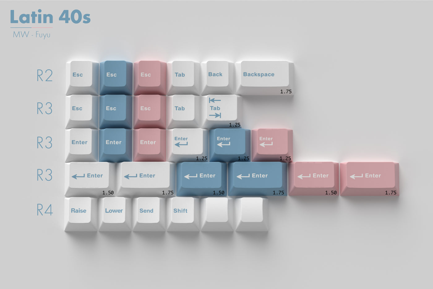 [Sold Out]Keycaps- MW Fuyu