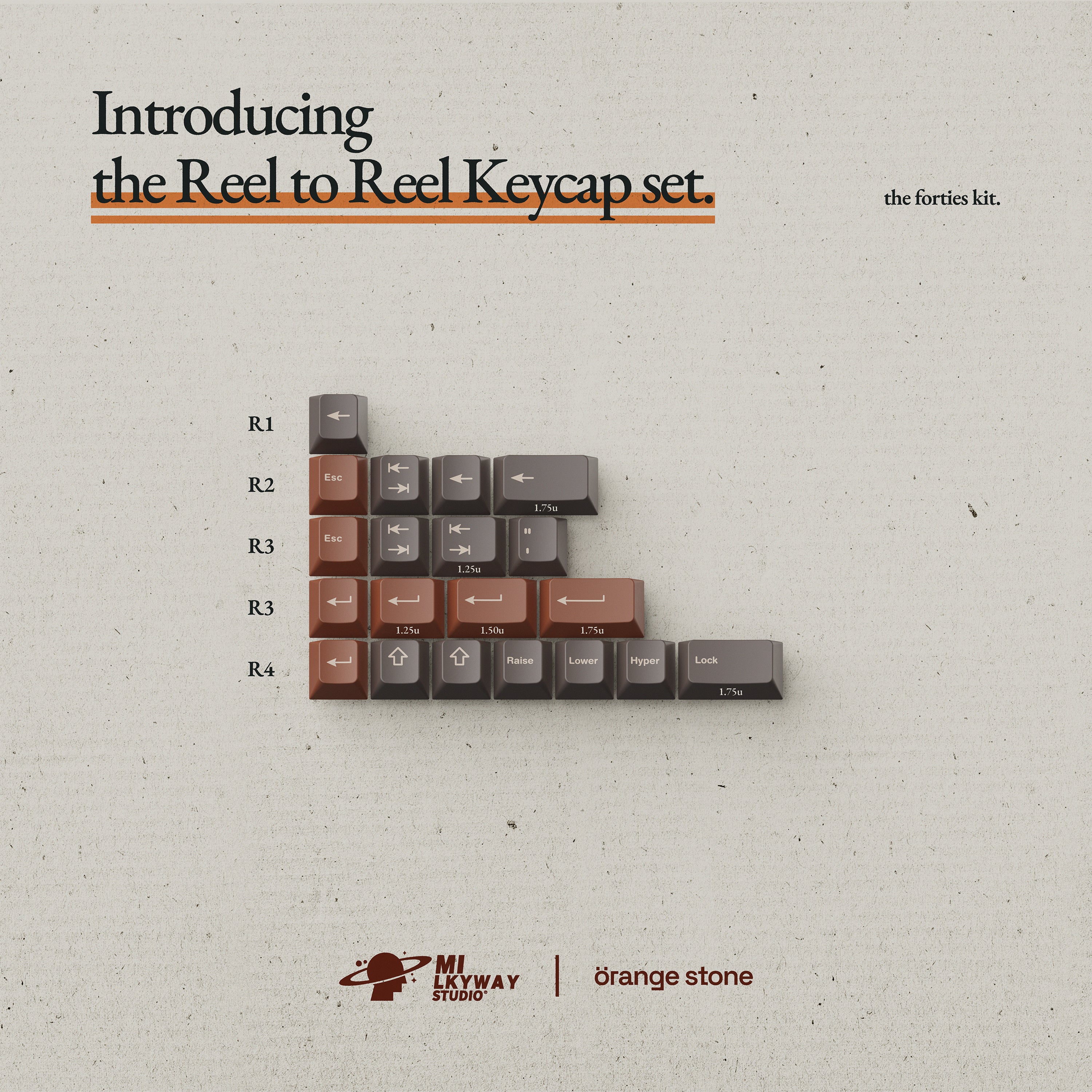 [GB]keycaps-MW Reel to Reel